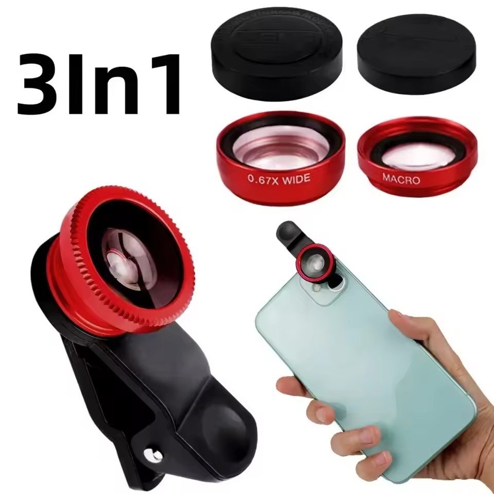 Fishing Camera - 3-in-1 Mobiele Telefoon Fisheye Lens 0.67X