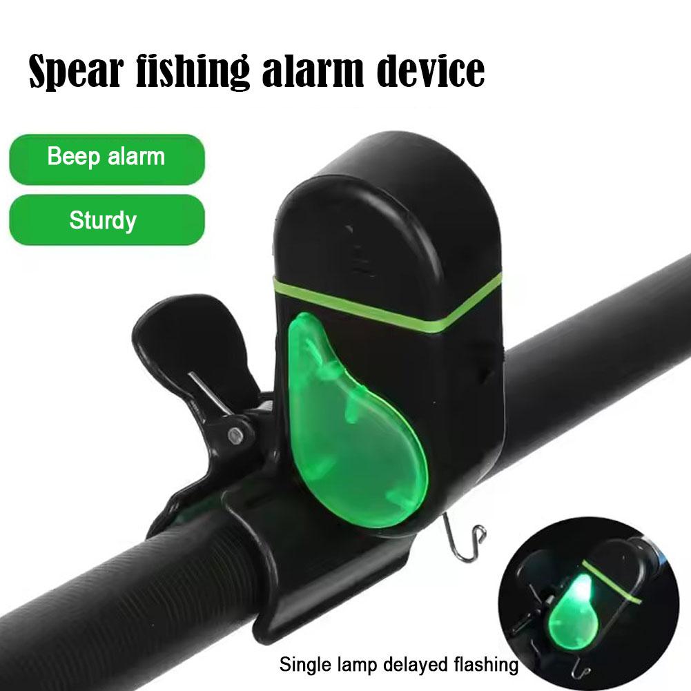 Bite Alarm - Elektronische visbeetmelder met LED-licht, hengelclip, luid