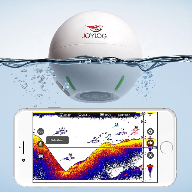Fish Finder - NIEUW Groothandel Diepte 0,6m-40m 125KHz Ultrasone
