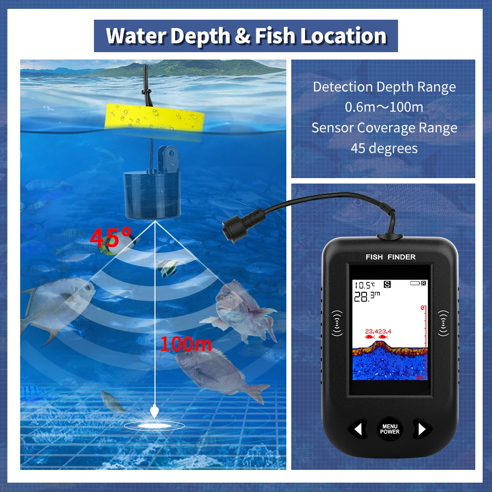 Erchang XF03 Viszoekers 45 Gra - Fishing Depth Finder recensie en prijs
