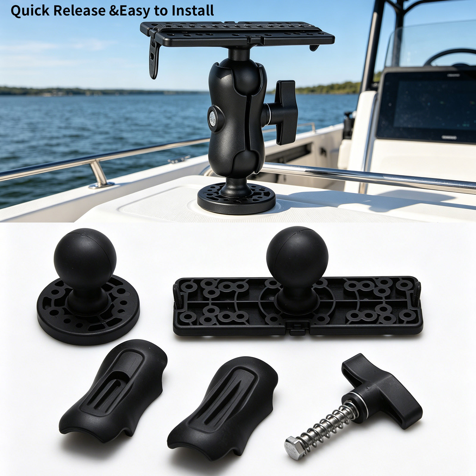 360 °   Verstelbare Fishfinder - Fish Finder Mount recensie en prijs