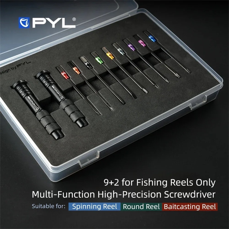 PYL 9+2 S2 schroevendraaierset - Shimano Reel Stradic recensie en prijs