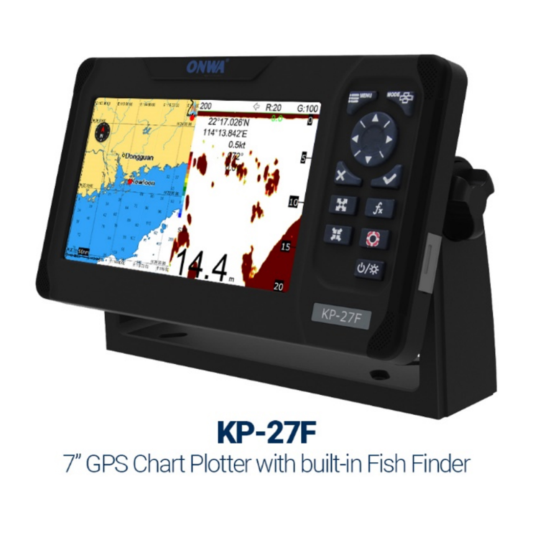 ONWA KP-27F 7-inch Marine GPS- - Fish Finder recensie en prijs