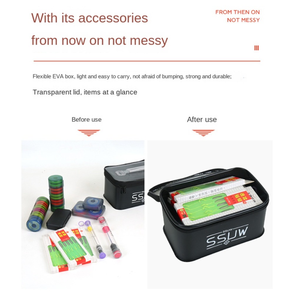 Nieuwe S M L EVA Levende Vis E - Fish Finder Case recensie en prijs